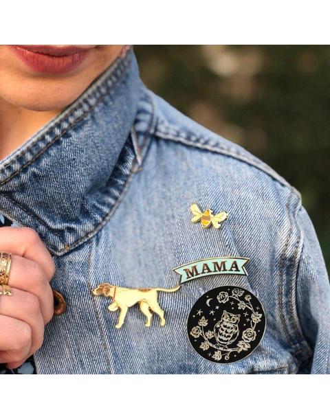 Owl Enamel Pin