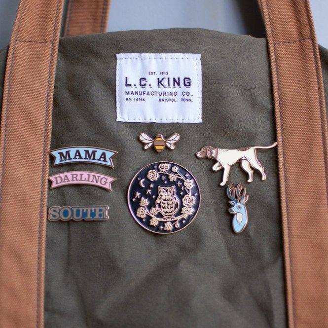 Deer Enamel Pin image number 1