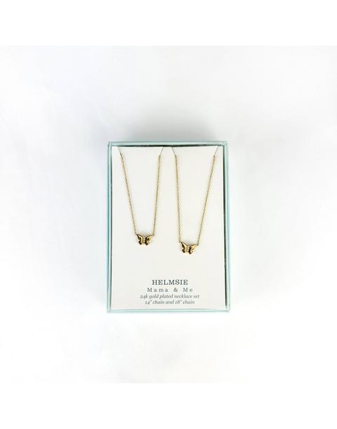 Mama & Me Butterfly Necklace Set