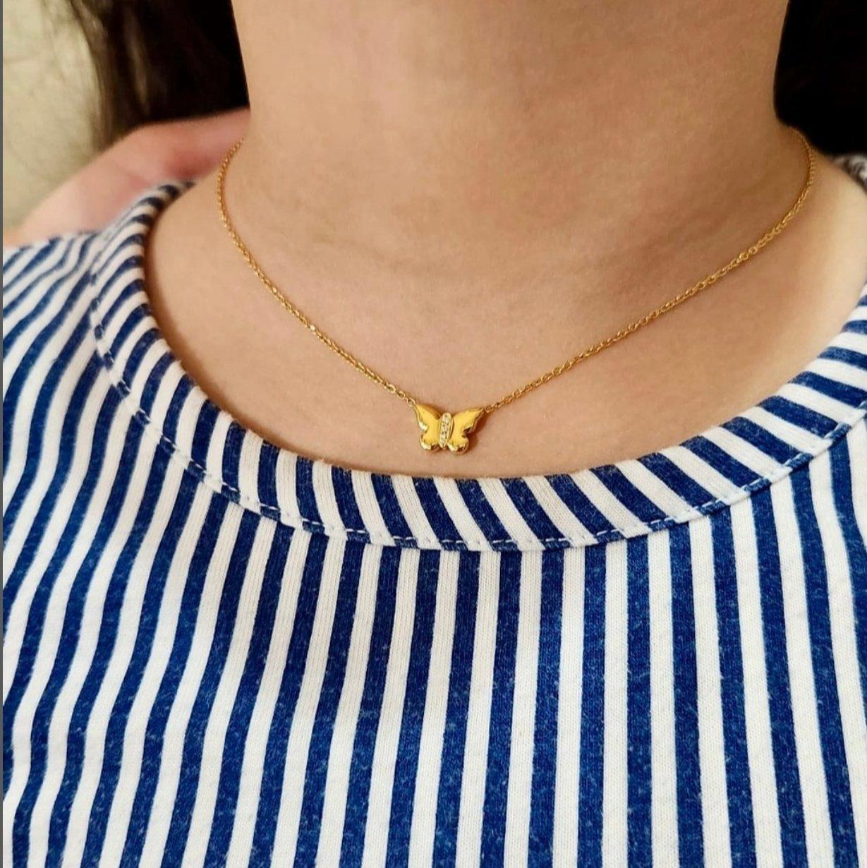 Mama & Me Butterfly Necklace Set image number 2