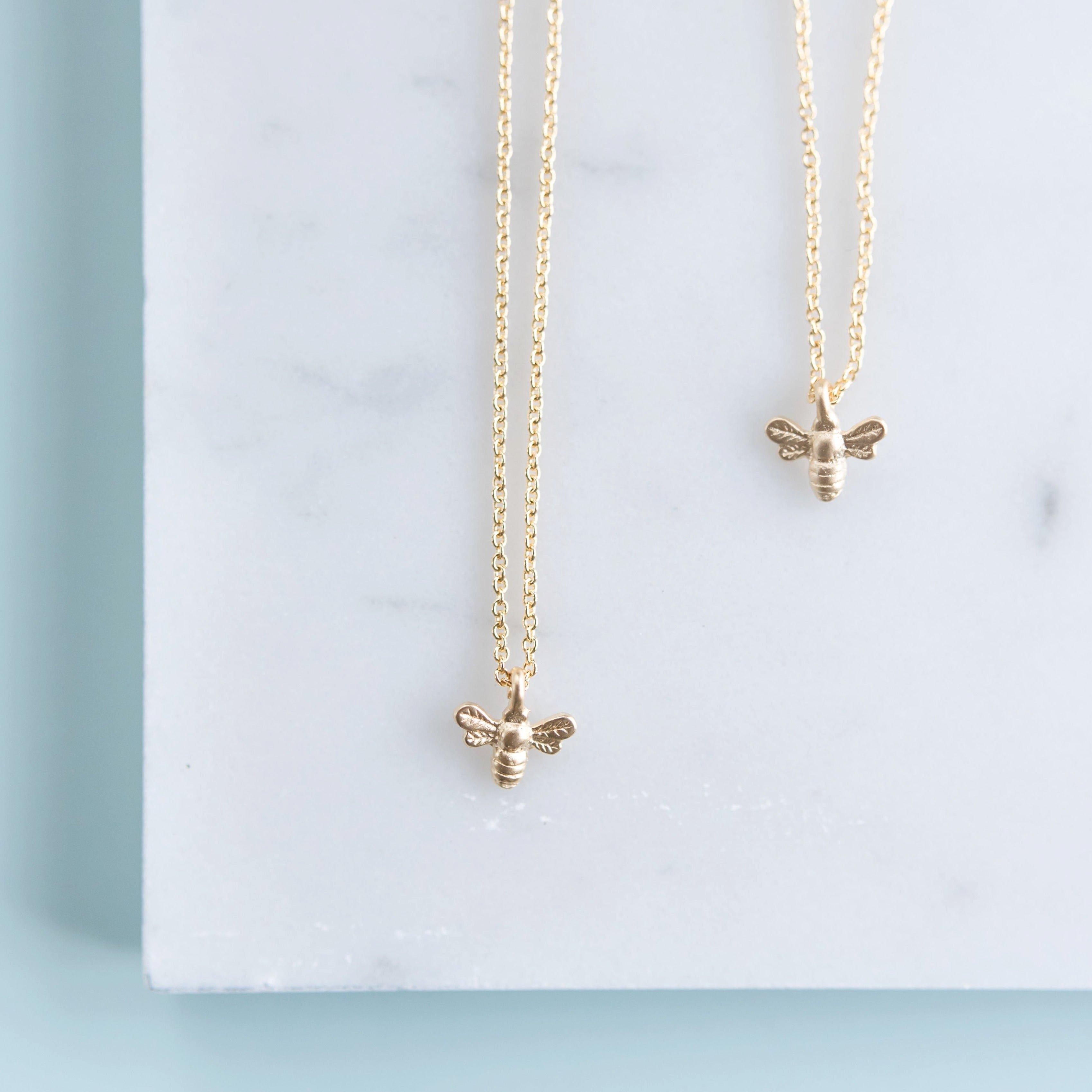 Mama & Me Bee Necklace Set