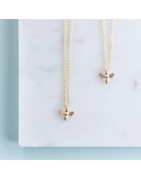 Mama & Me Bee Necklace Set