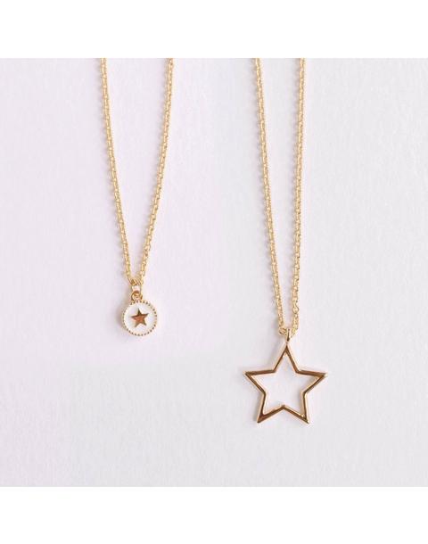 Mama & Me Star Necklace Set