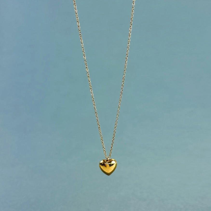 Mama & Me Puff Heart Necklace Set image number 2