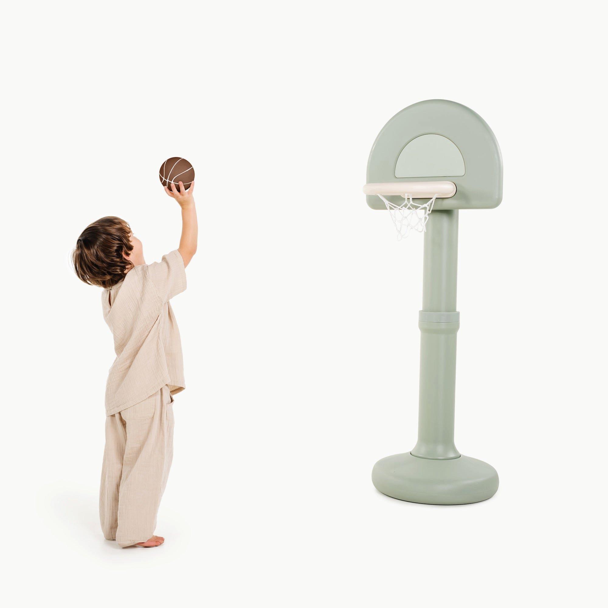 Adjustable Indoor Outdoor Basketball Hoop - Sage image number 2
