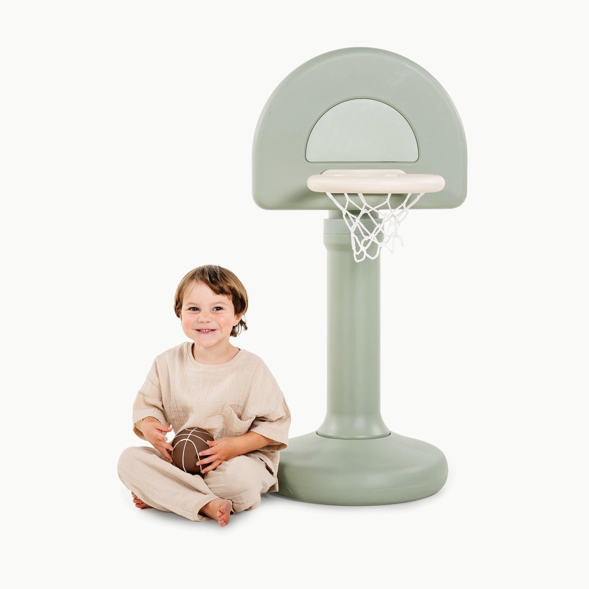 Adjustable Indoor Outdoor Basketball Hoop - Sage image number 3