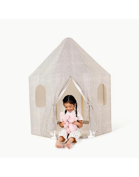 Toddler Play Tent - Stone Stripe