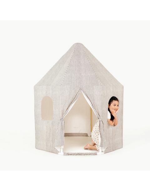 Toddler Play Tent - Stone Stripe
