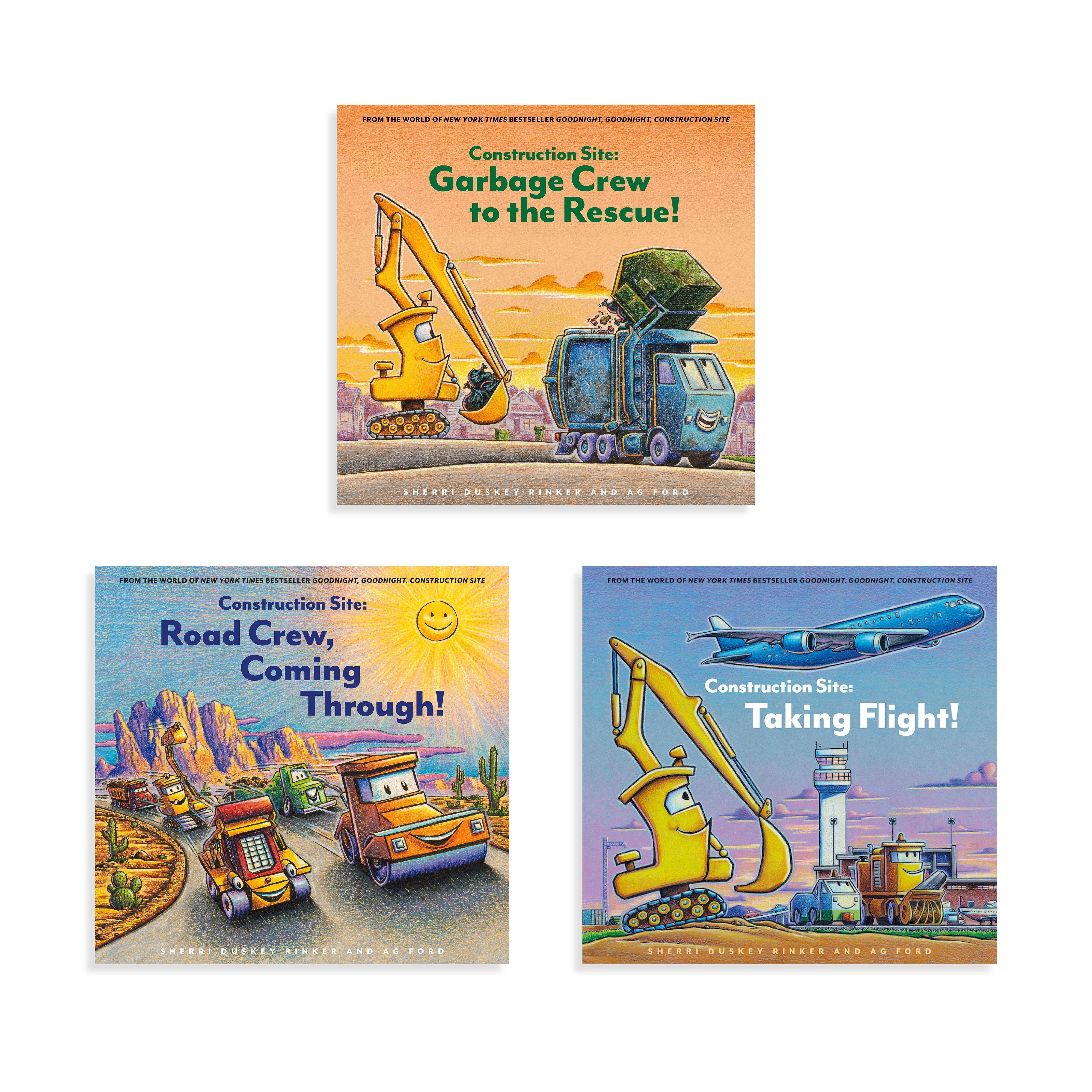 Construction Site Hardcover Picture Book Set II