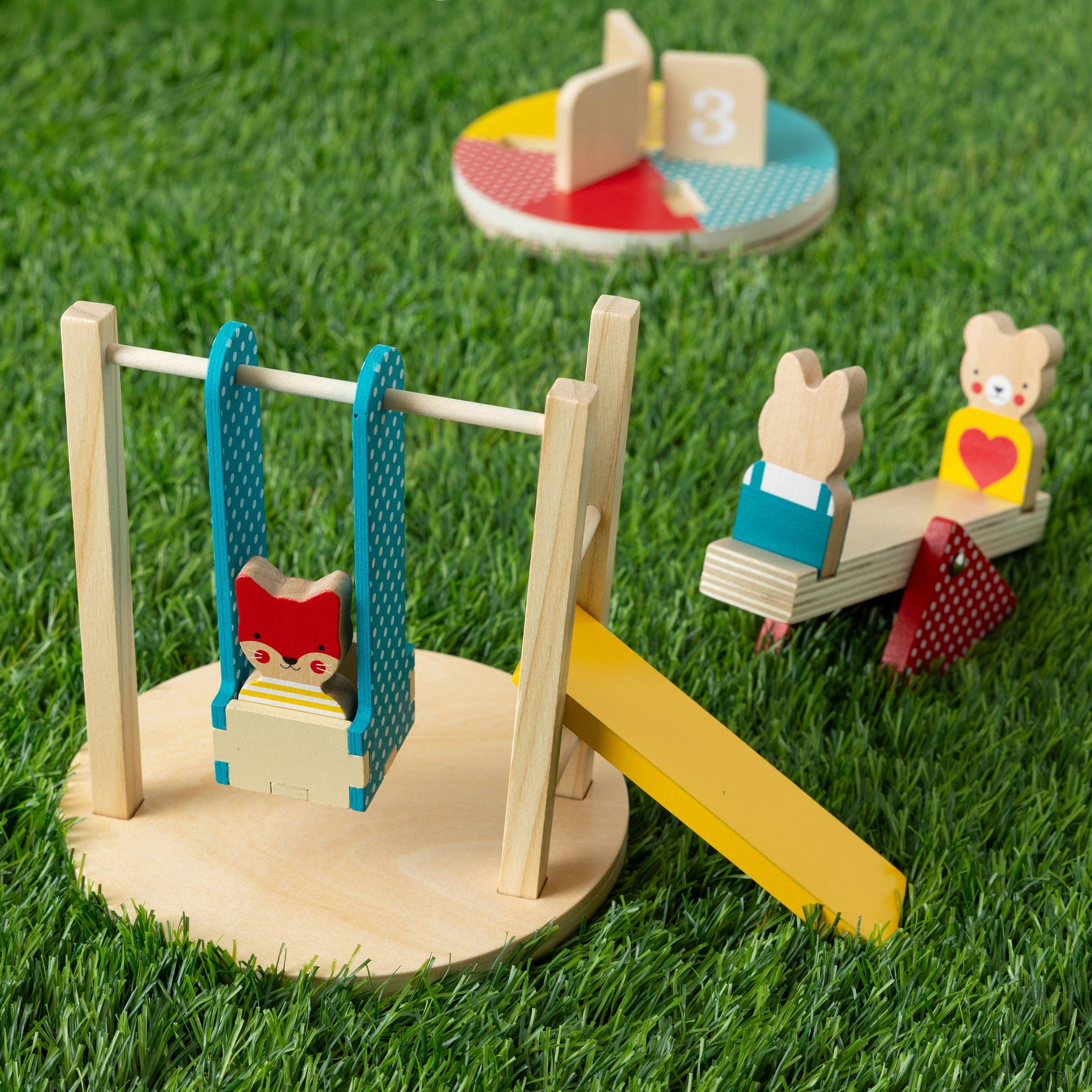 Playground Wooden Toy Set image number 4
