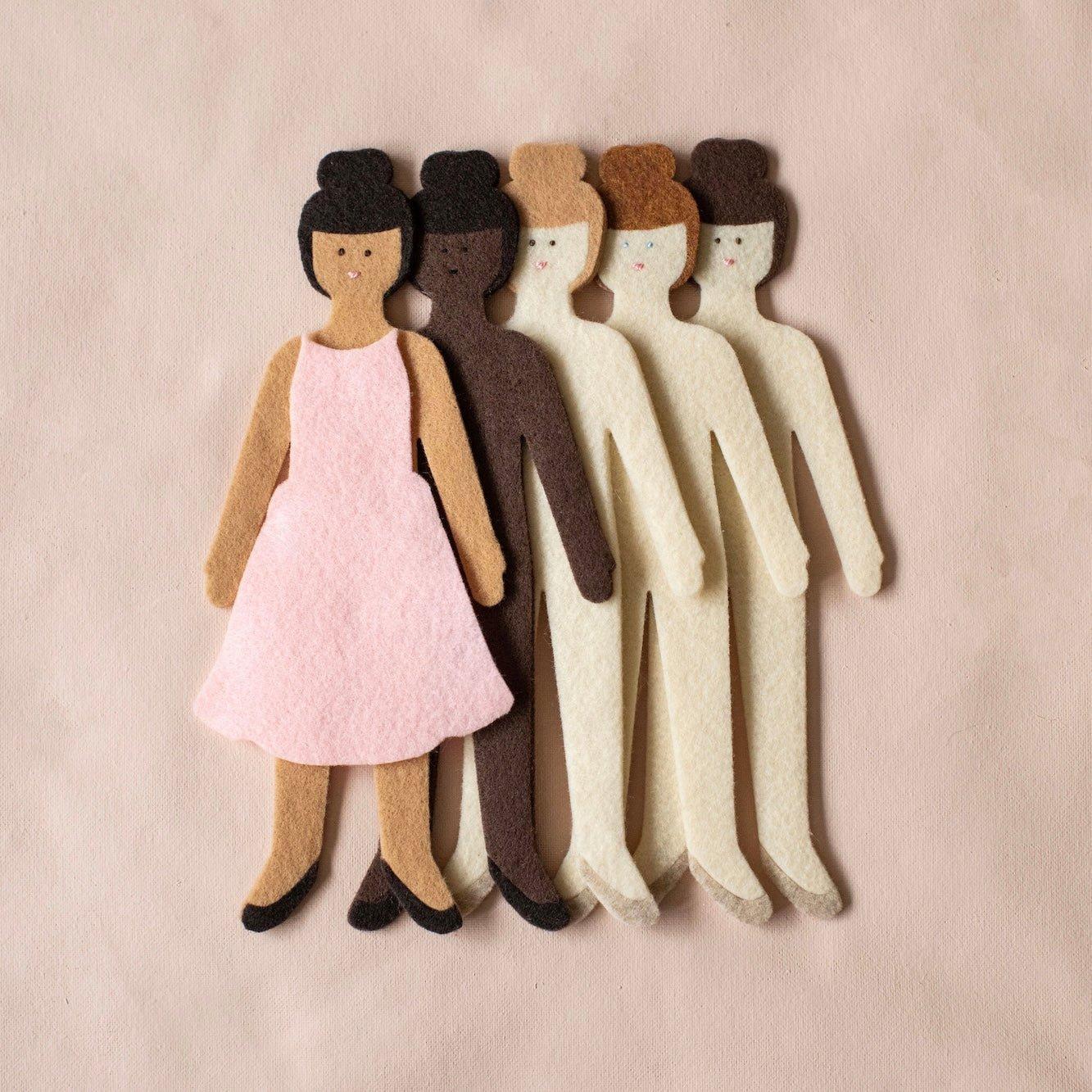 Caramel Felt Doll image number 4