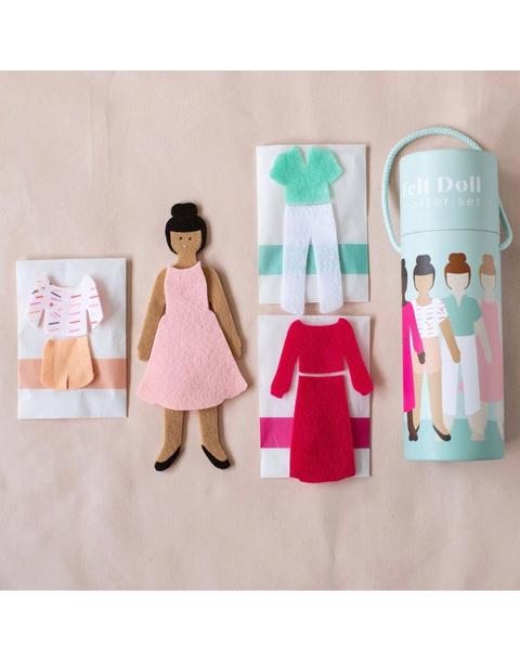 Caramel Felt Doll