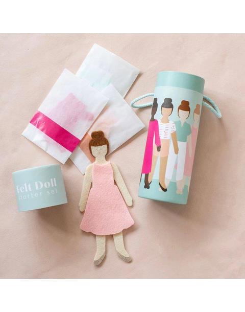 Cinnamon Felt Doll