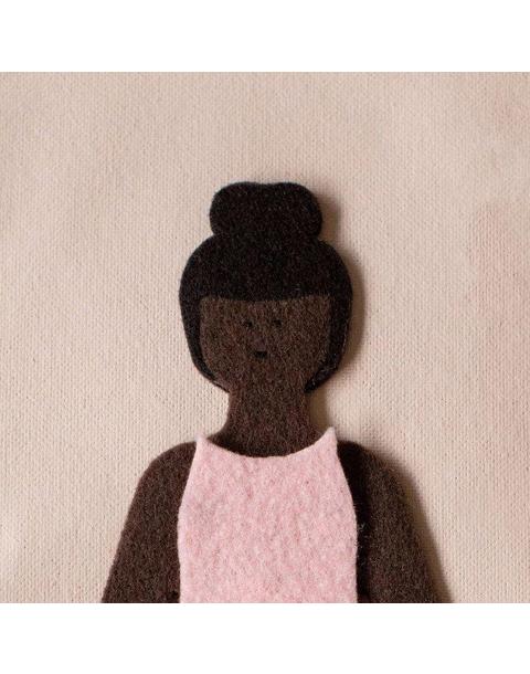 Cocoa Felt Doll