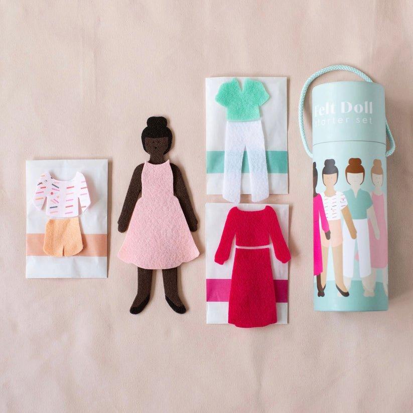 Cocoa Felt Doll image number 1