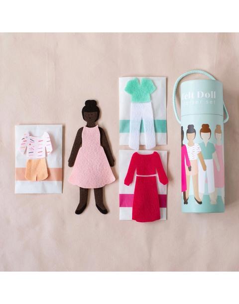 Cocoa Felt Doll