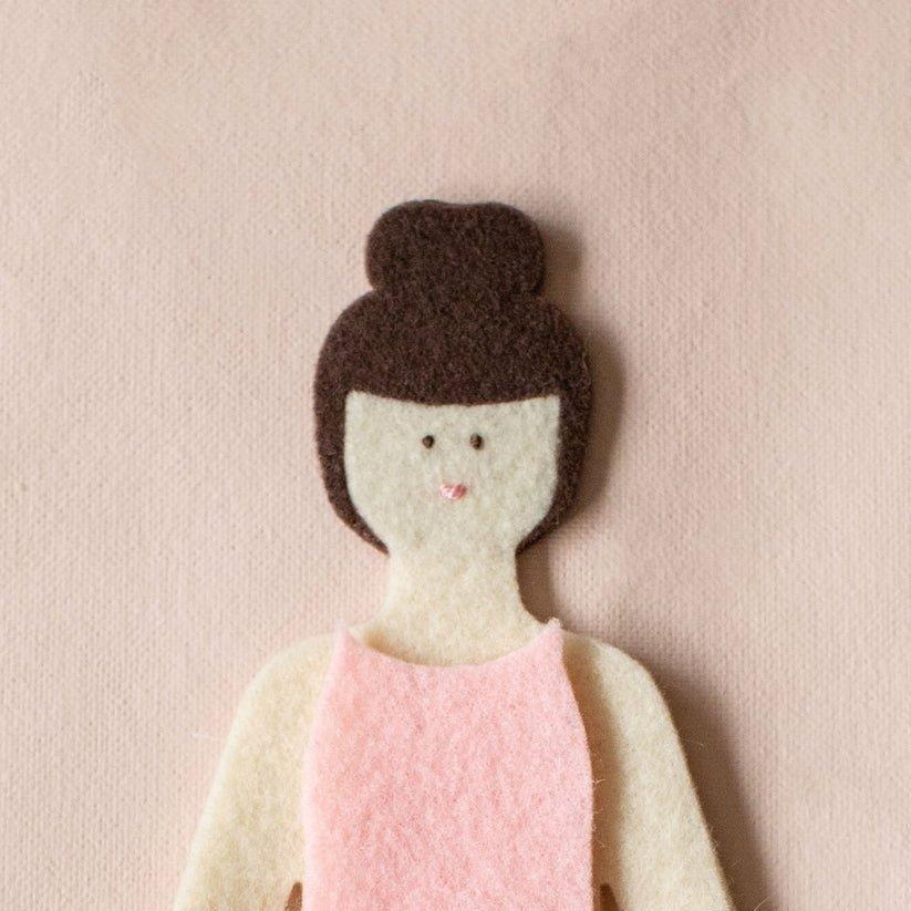 Hazelnut Felt Doll