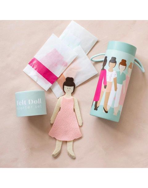 Hazelnut Felt Doll