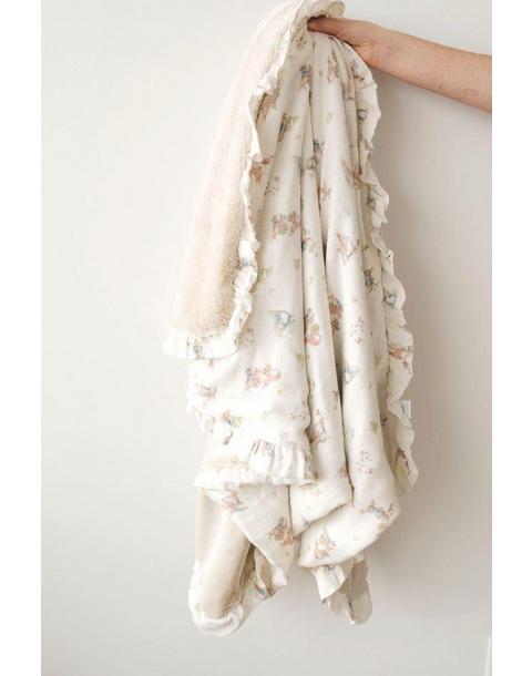 Peter Rabbit Muslin/Lush Blanket - Pink
