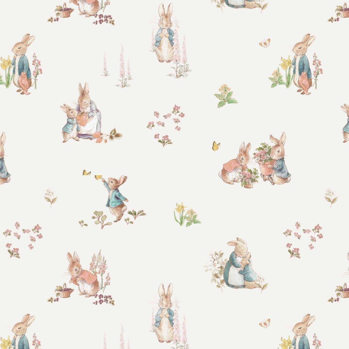 Peter Rabbit Muslin/Lush Blanket - Pink image number 2