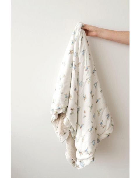 Peter Rabbit Muslin/Lush Blanket