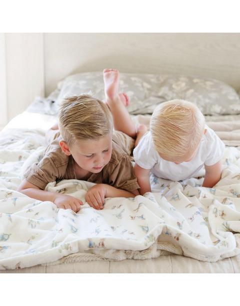 Peter Rabbit Muslin/Lush Blanket