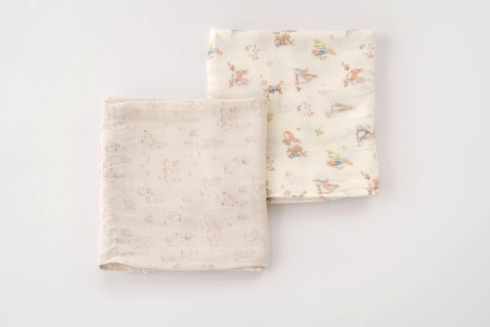 Peter Rabbit Swaddles (2-Pack) - Pink