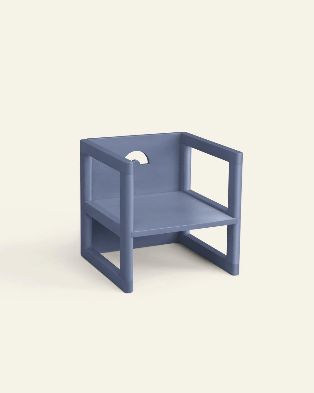 Reversible Chair in Slate Blue