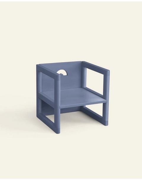 Reversible Chair in Slate Blue