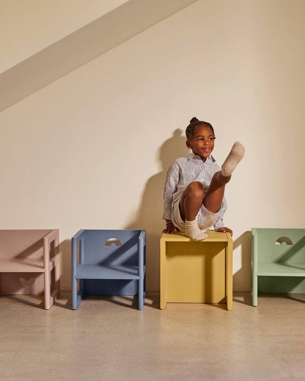 Reversible Chair in Slate Blue image number 4