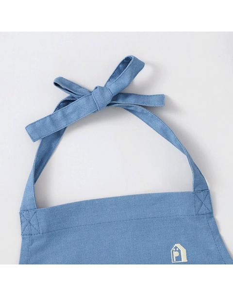 Apron & Hat Set in Sky Blue
