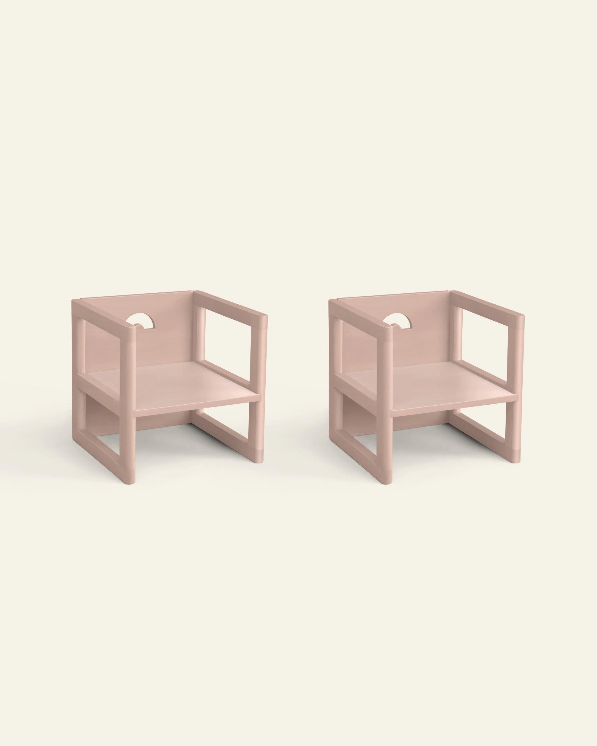 Reversible Chair in Desert Pink - Set of 2