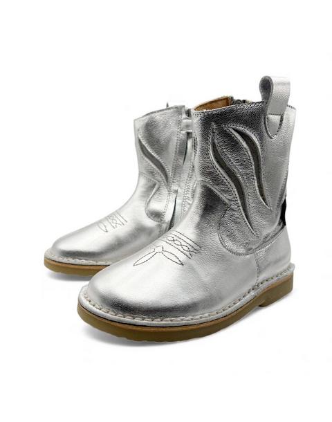 Jessie Cowboy Boot in Silver
