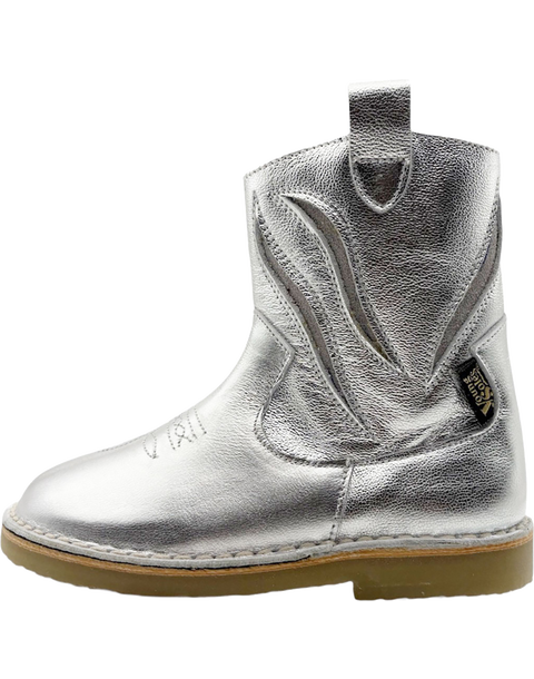 Jessie Cowboy Boot in Silver