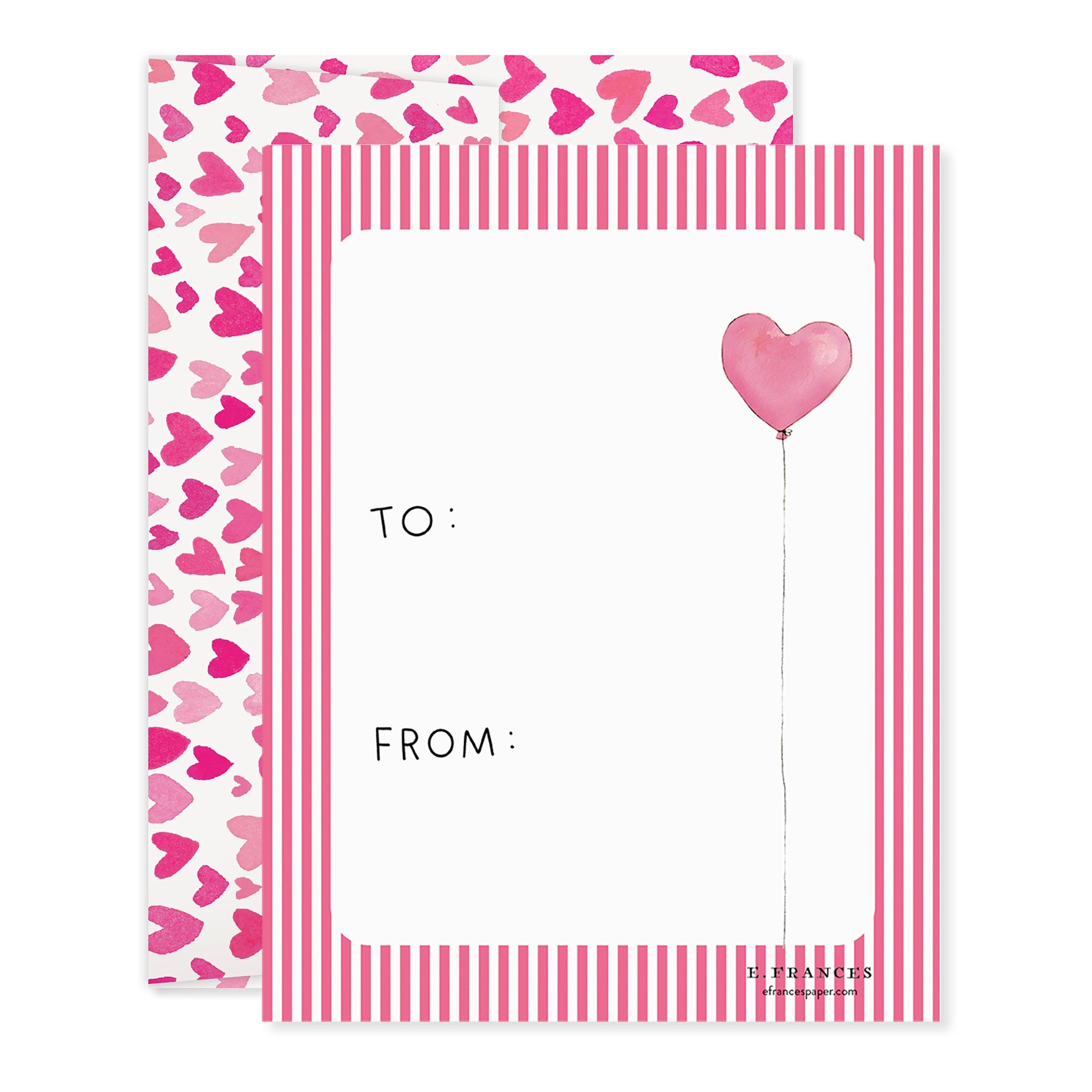 Floating Away Classroom Valentine Set image number 1