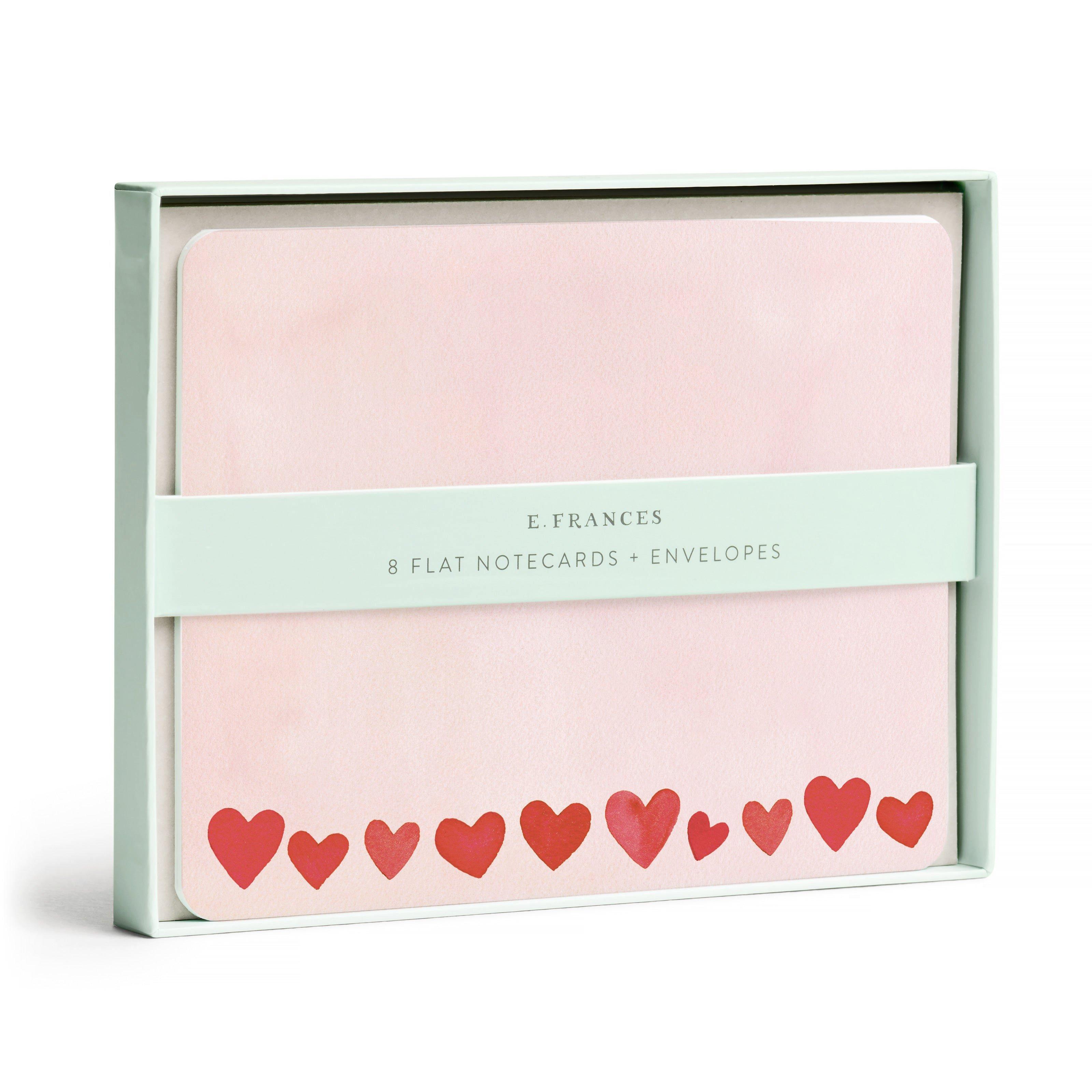 Mini Hearts Blush Flat Note Set image number 2