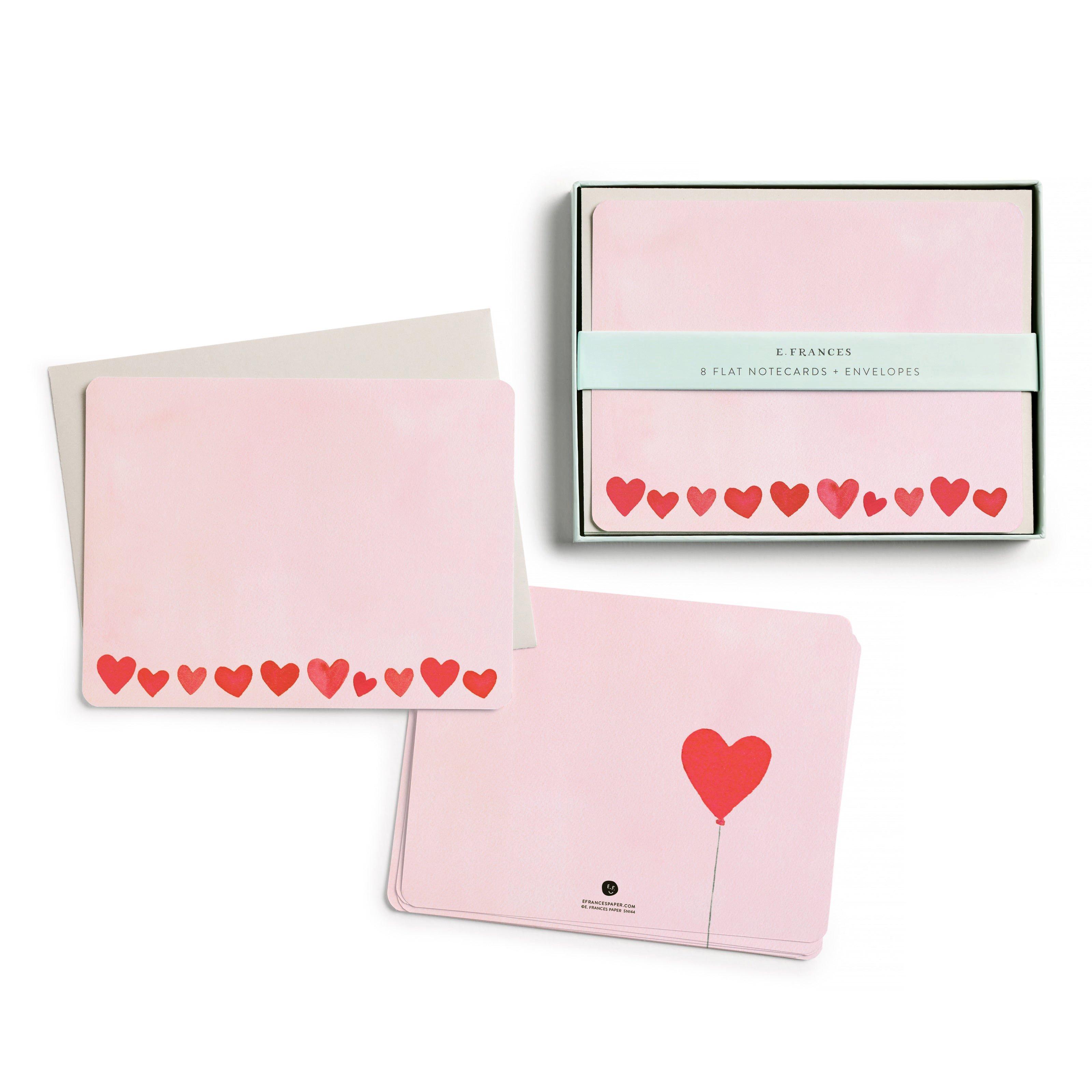 Mini Hearts Blush Flat Note Set image number 1