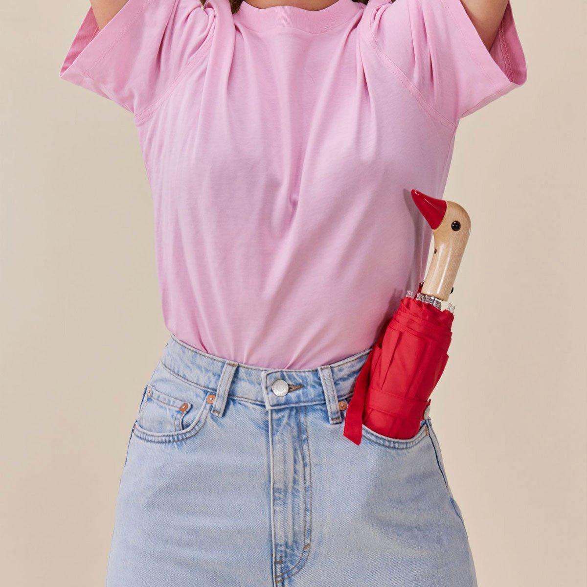 Tomato Red Duck Umbrella image number 3