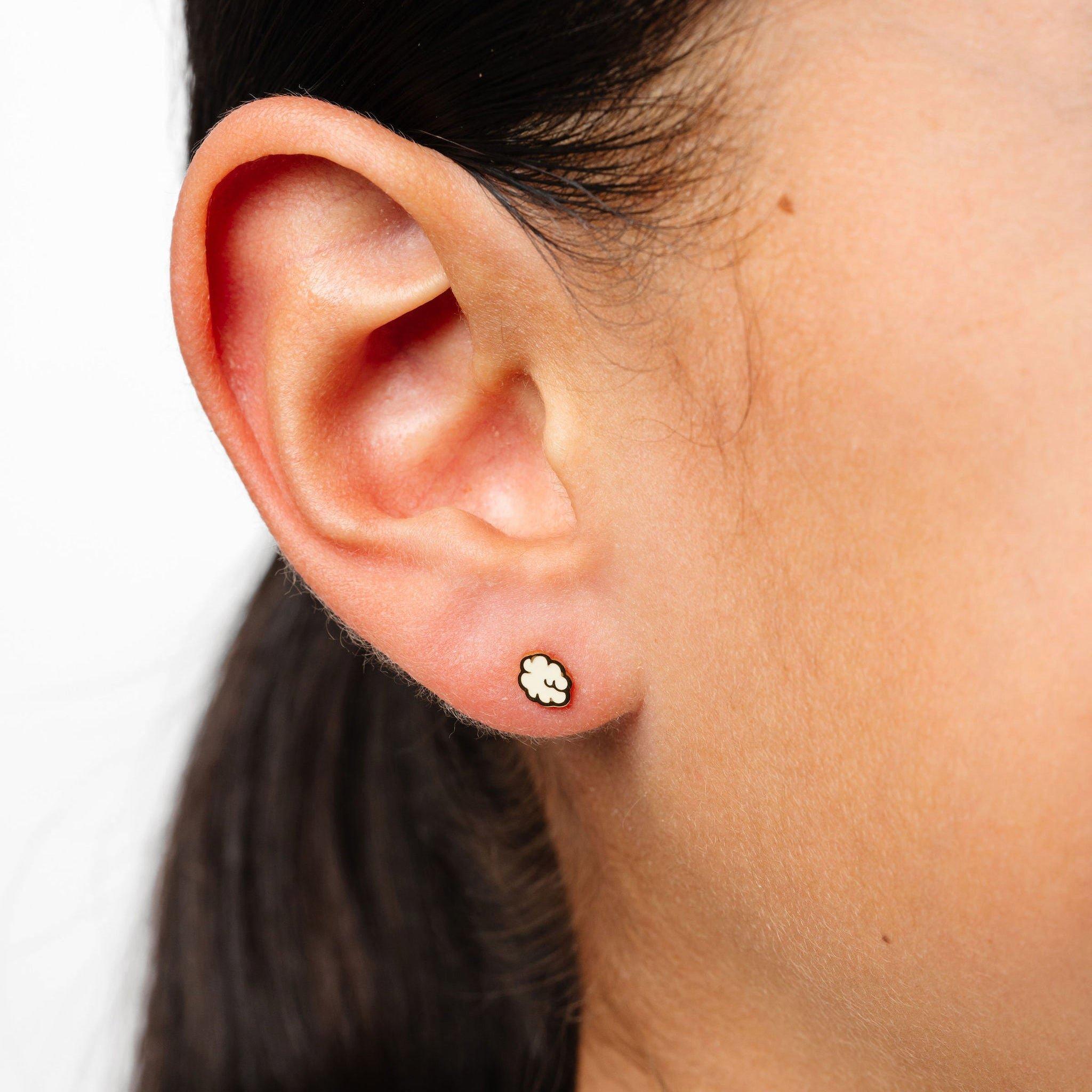 Cloud Stud Earrings image number 1