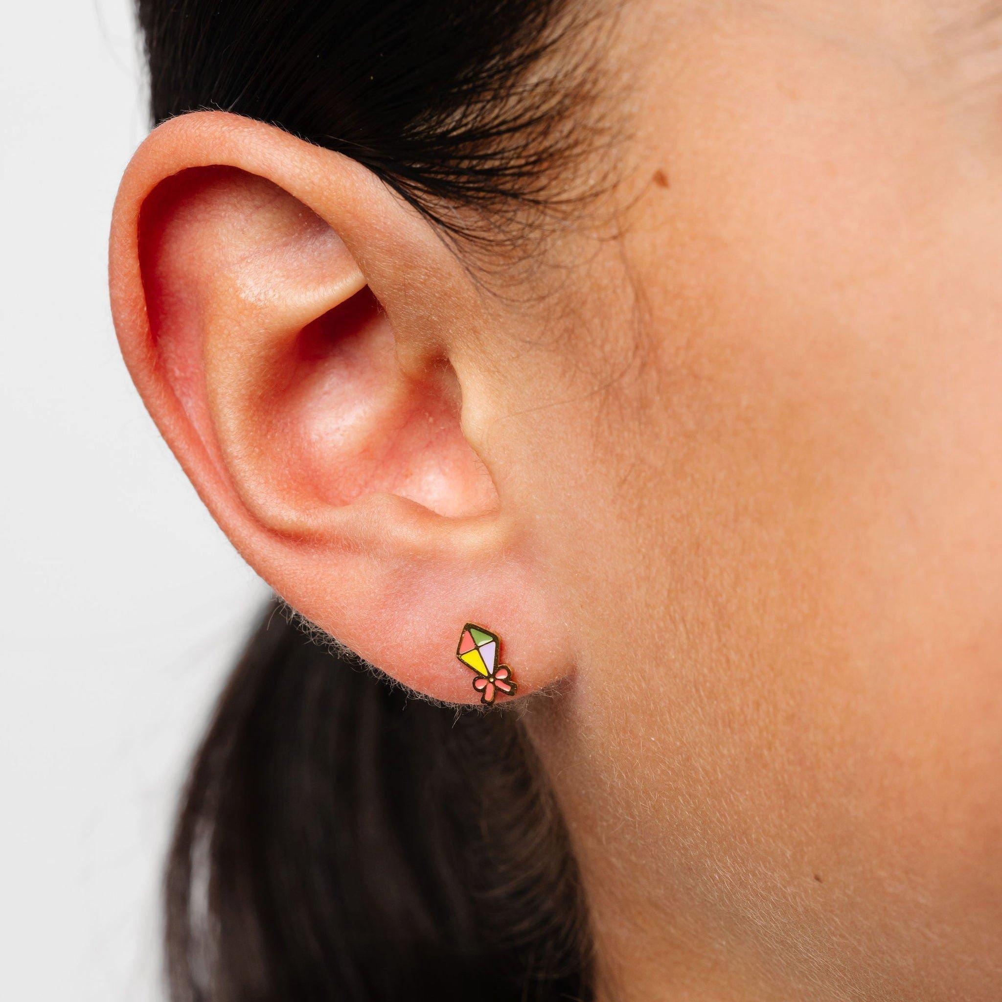 Kite Stud Earrings image number 1