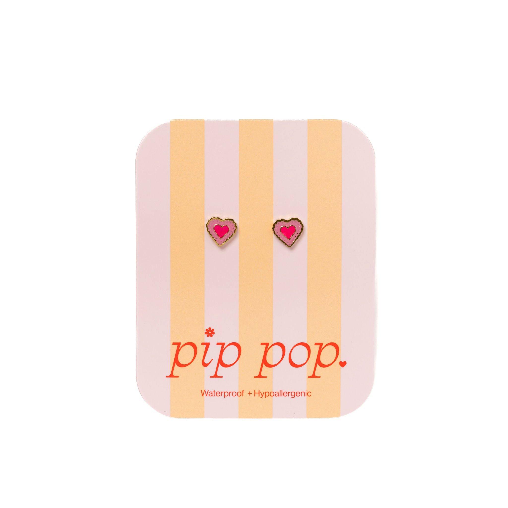 Radiant Heart Stud Earrings image number 3