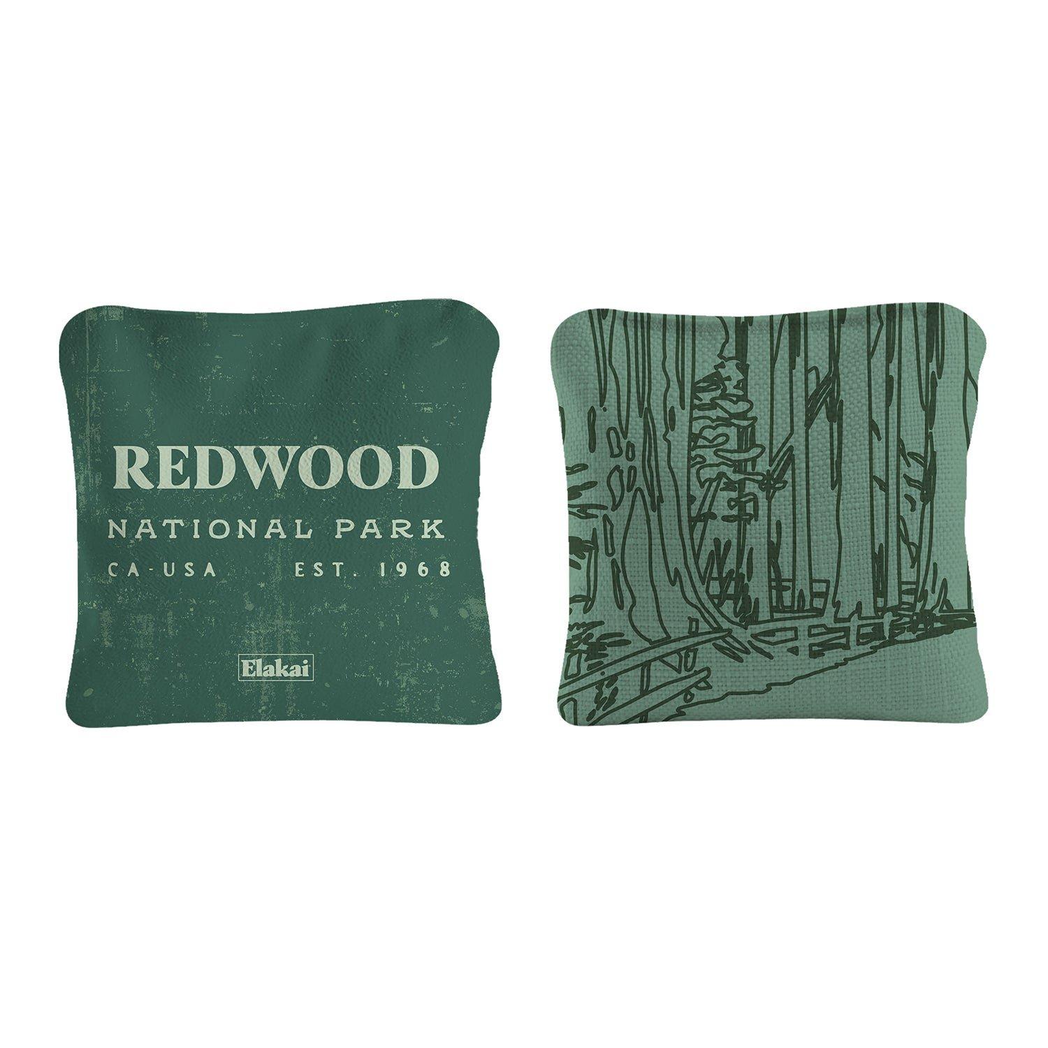 Dual-Sided Cornhole Bags | Redwoods Green image number 2
