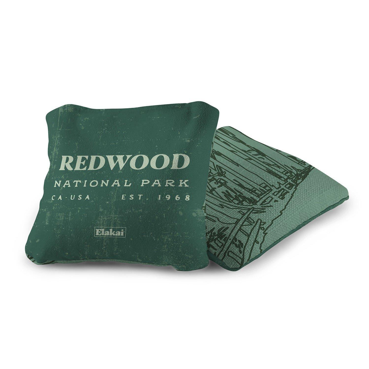 Dual-Sided Cornhole Bags | Redwoods Green image number 3