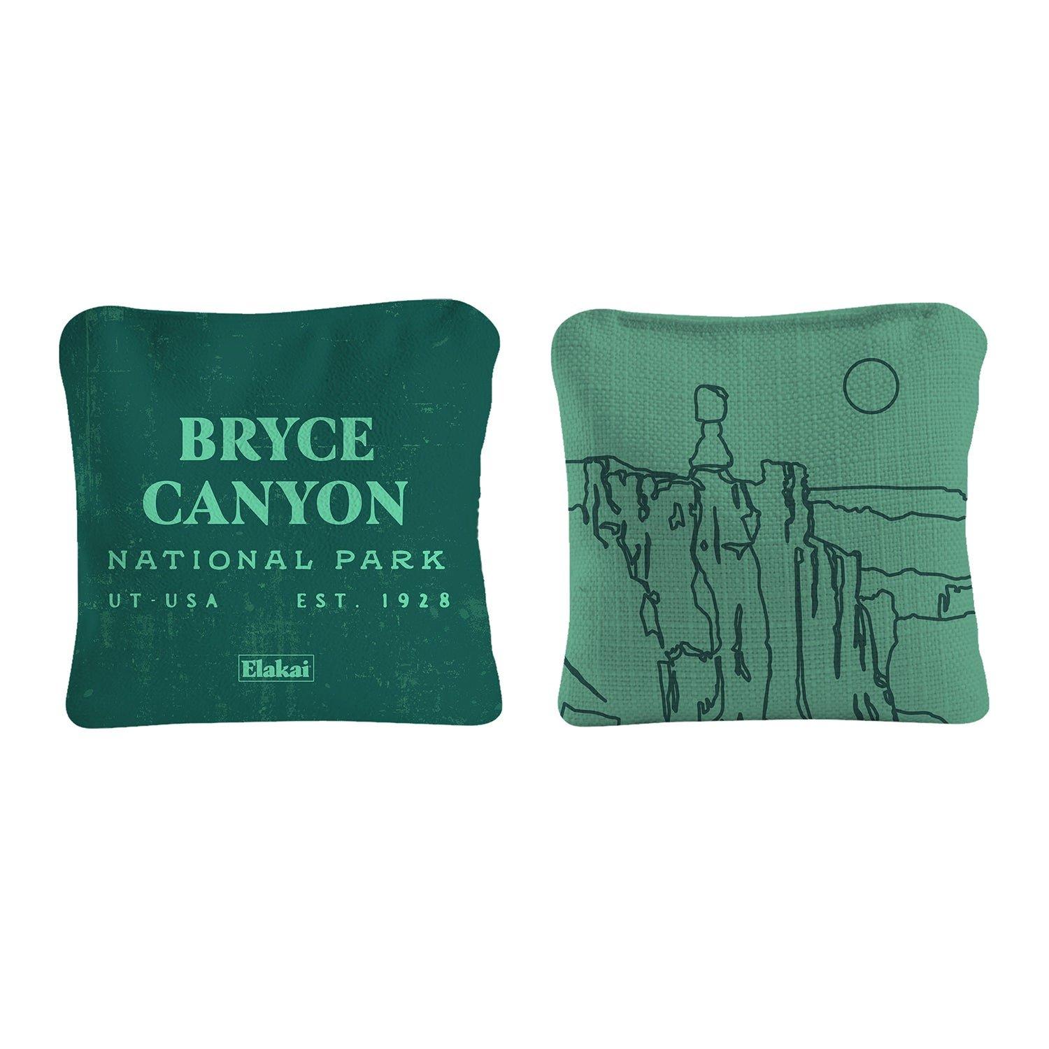 Dual-Sided Cornhole Bags | Bryce Canyon Green image number 2