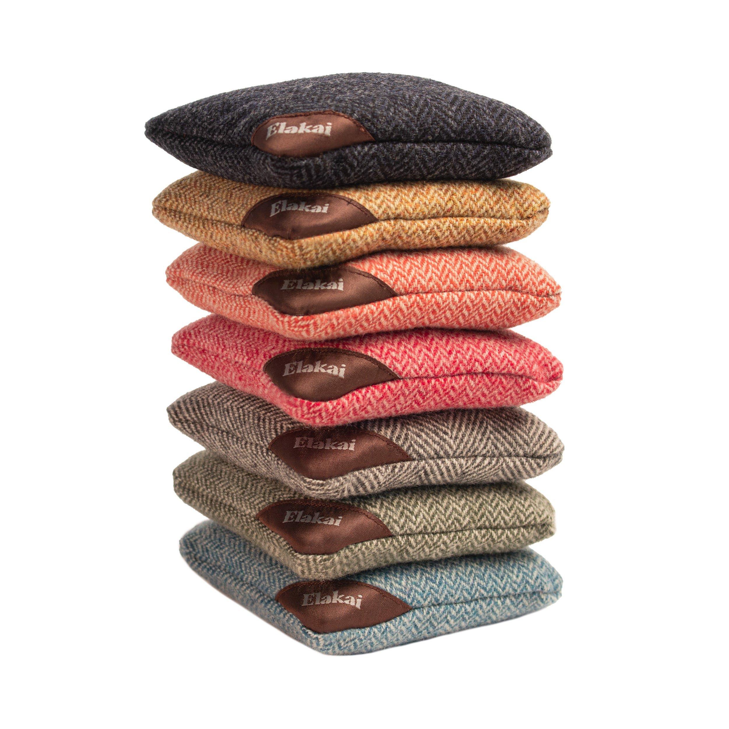 Herringbone Cornhole Bags | Tangerine image number 2