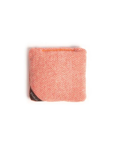 Herringbone Cornhole Bags | Tangerine