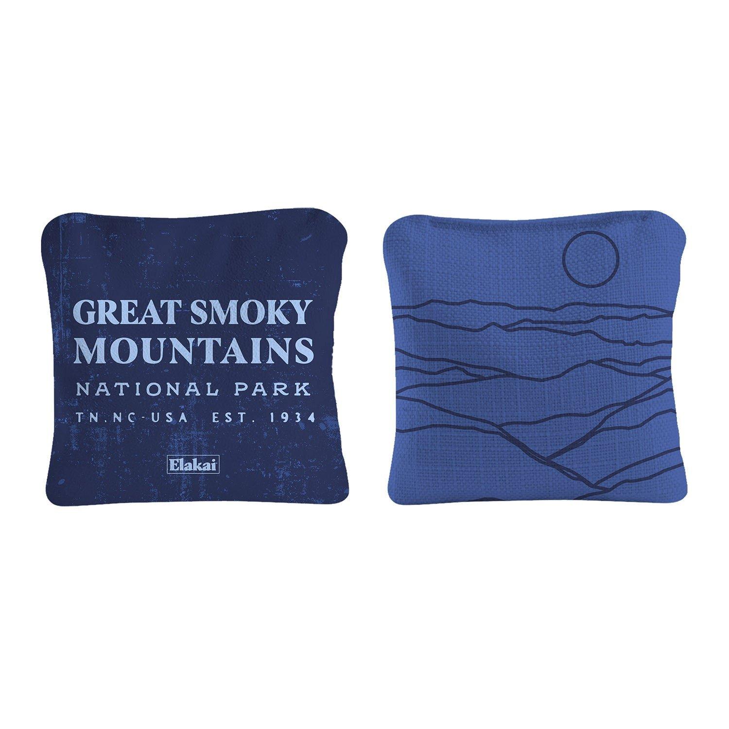 Dual-Sided Cornhole Bags | Great Smoky Mountains Blue image number 2