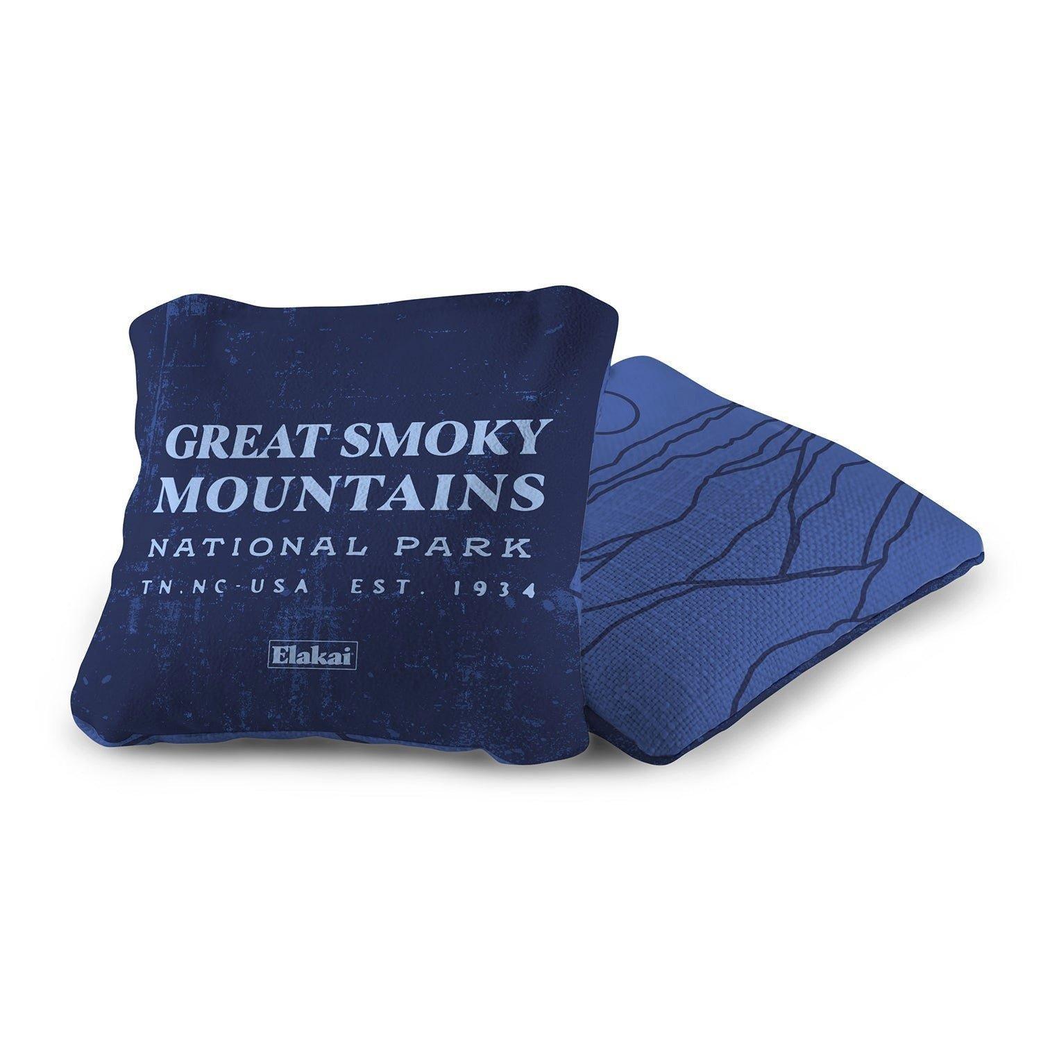 Dual-Sided Cornhole Bags | Great Smoky Mountains Blue image number 3