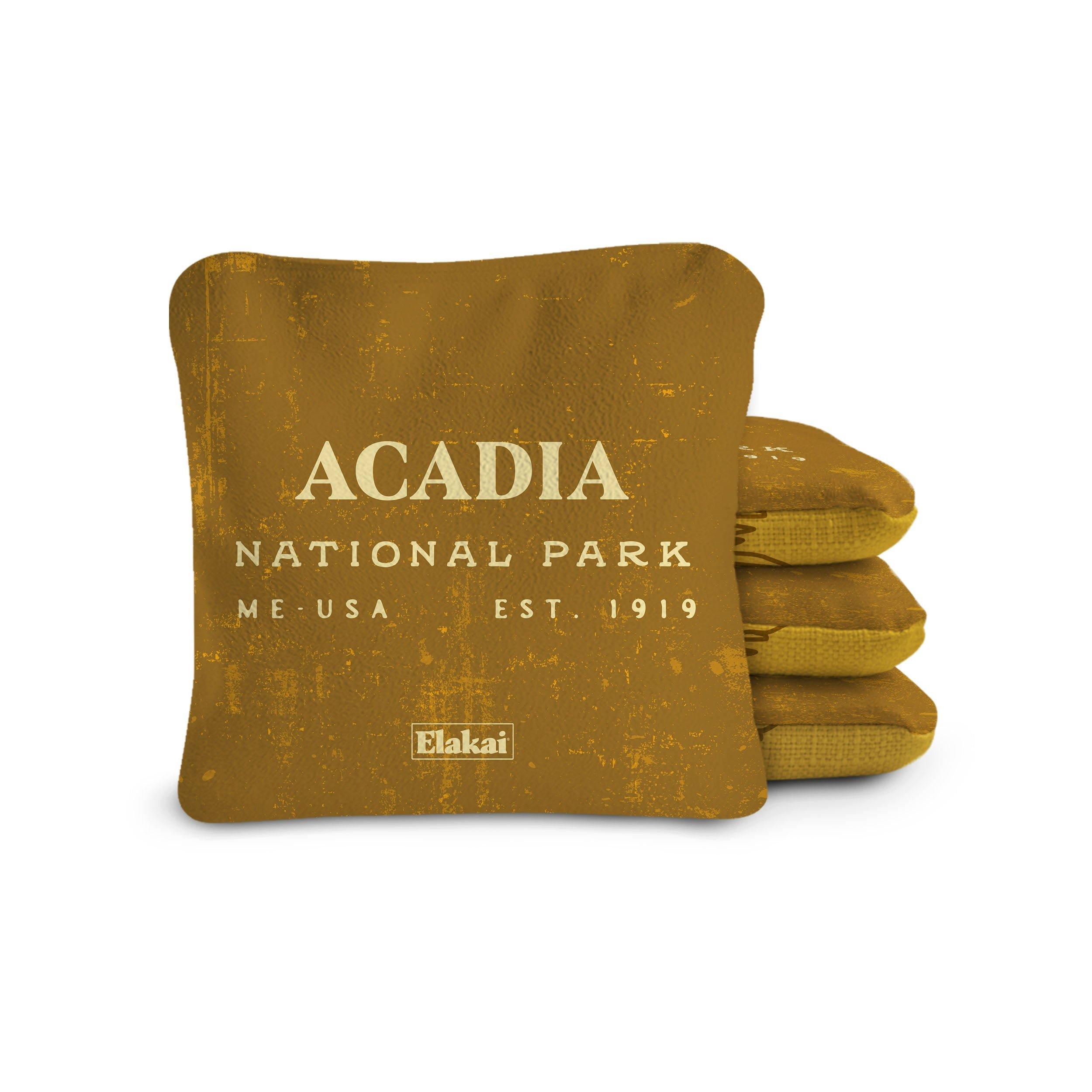 Dual-Sided Cornhole Bags | Acadia Gold