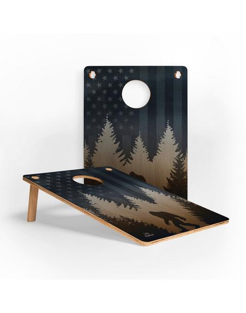 Travel Cornhole Boards Set | Weekender - American Sasquatch